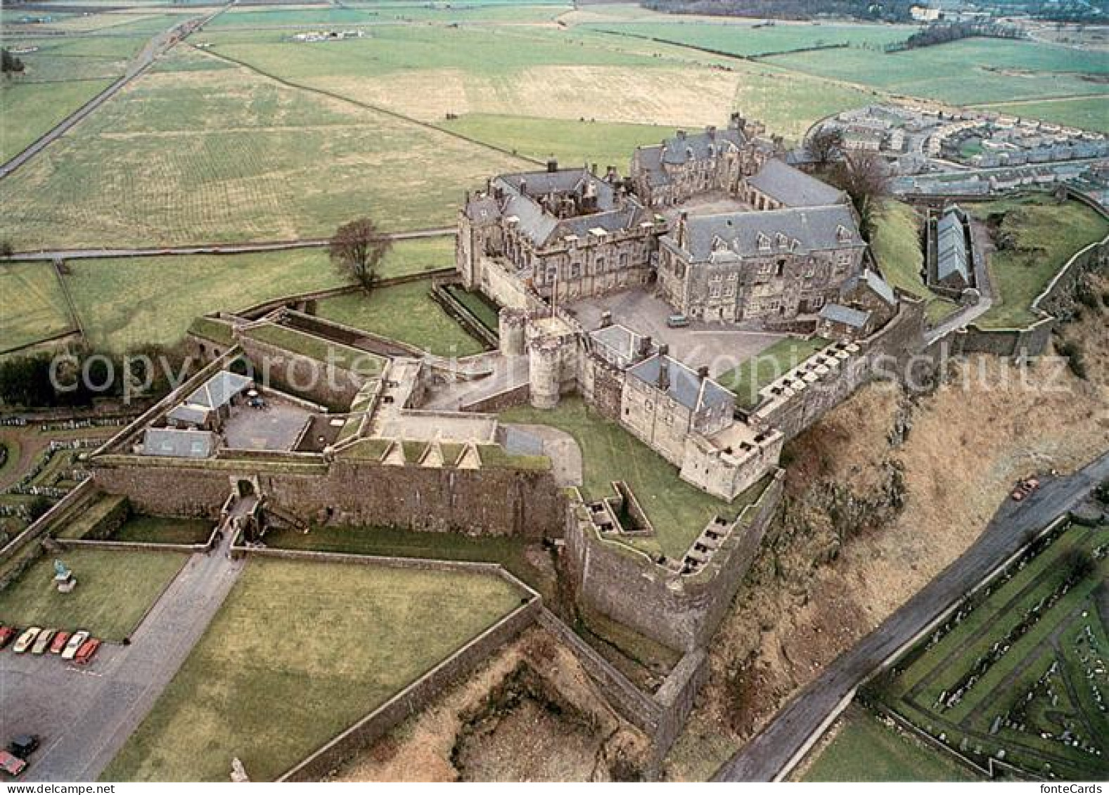 73765892 Stirling  Scotland UK Aerial View Of Stirling Castle  - Other & Unclassified