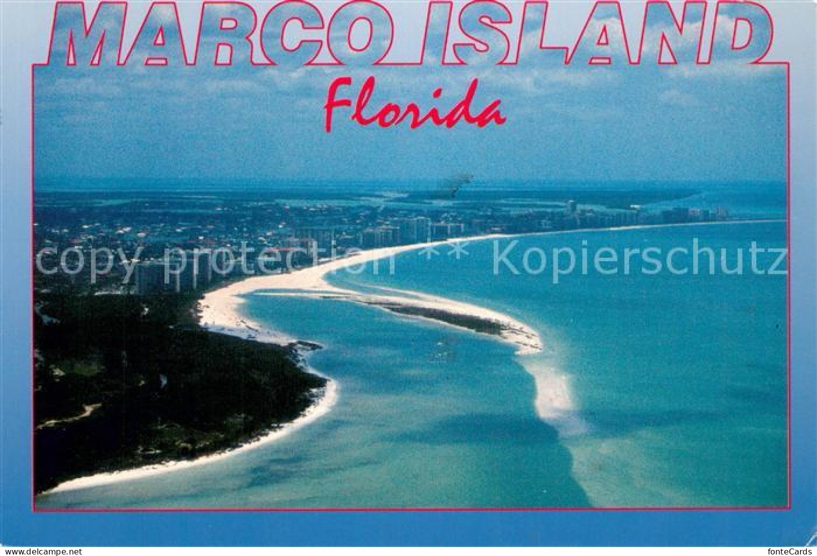 73732196 Marco_Island_Florida Fliegeraufnahme Panorama Golf Von Mexico - Andere & Zonder Classificatie