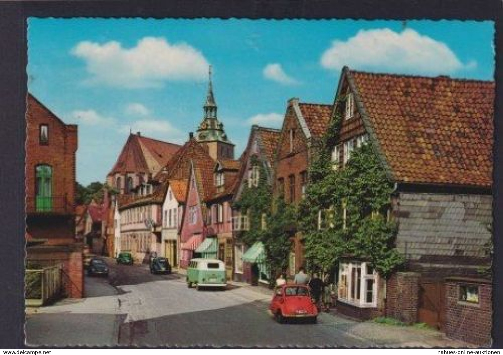 Ansichtskarte Lüneburg Niedersachsen Michaeliskirche Religion Glaube Autos VW - Sonstige & Ohne Zuordnung