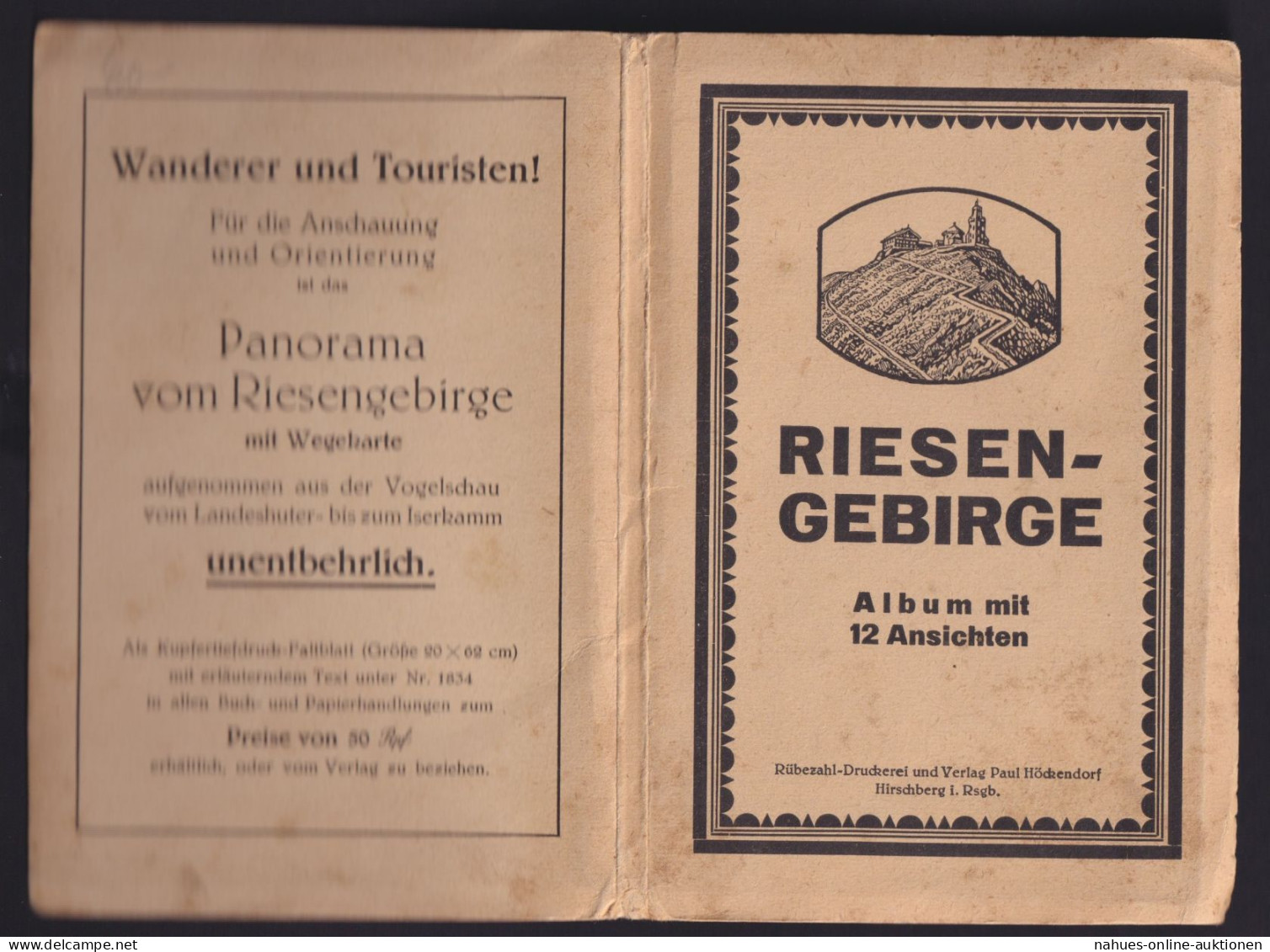 Ansichtskarte Riesengebirge Leporello Mit 12 Ansichtskarten Schneekoppe - Schlesien