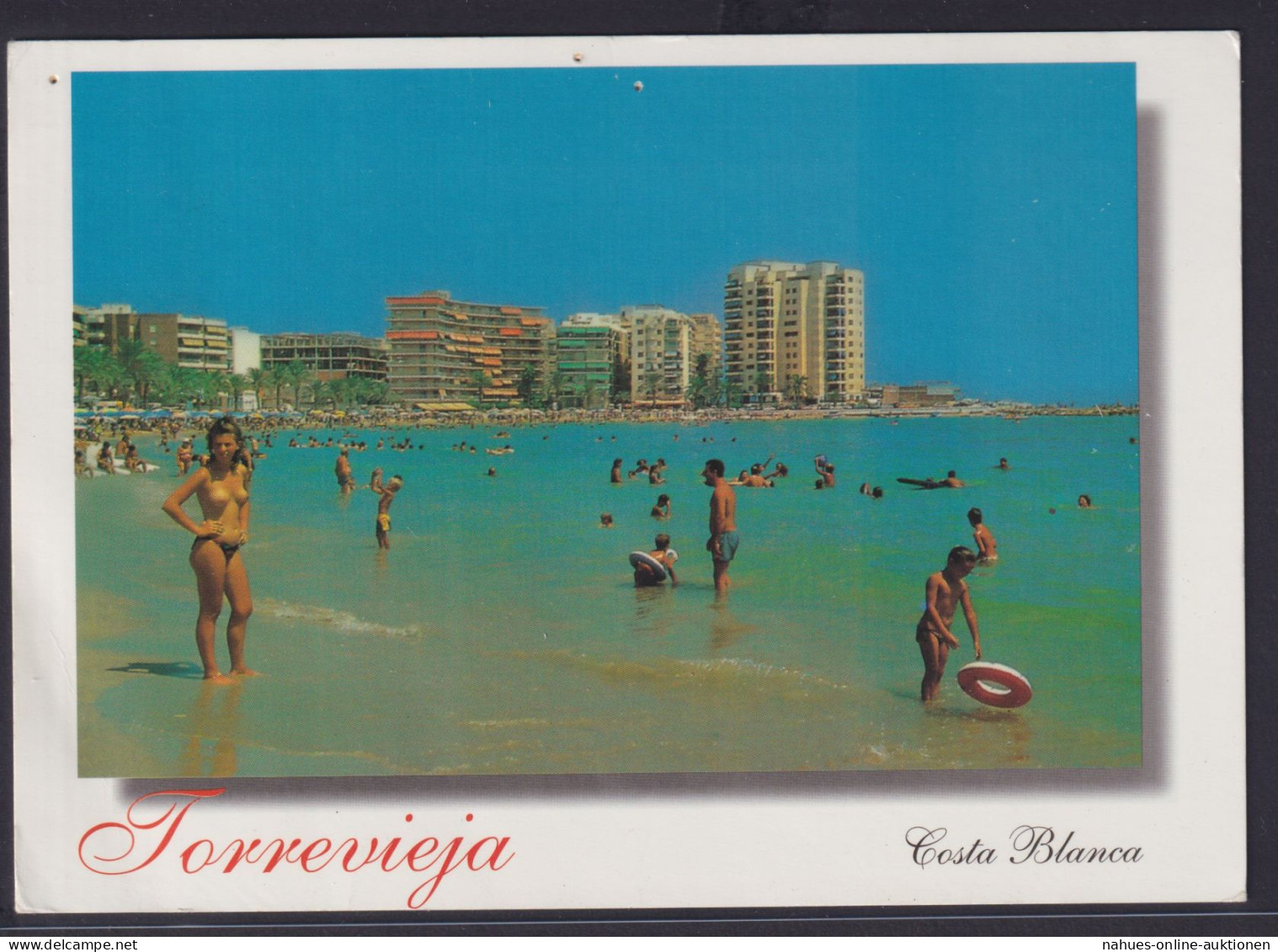 Ansichtskarte Torrevieja Spanien Costa Brava Alicante Nach Bornem Belgien - Other & Unclassified
