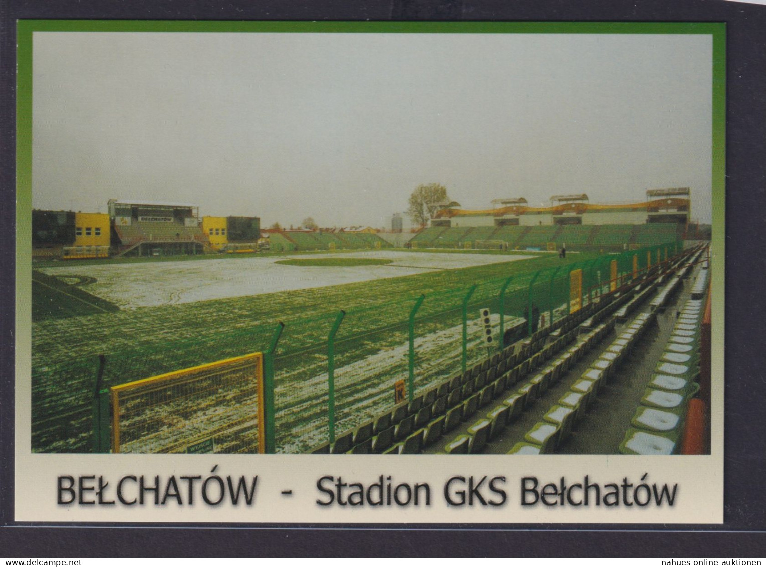 Ansichtskarte Fußballstadion Belchatow Polen Stadion GKS Belchatow - Altri & Non Classificati