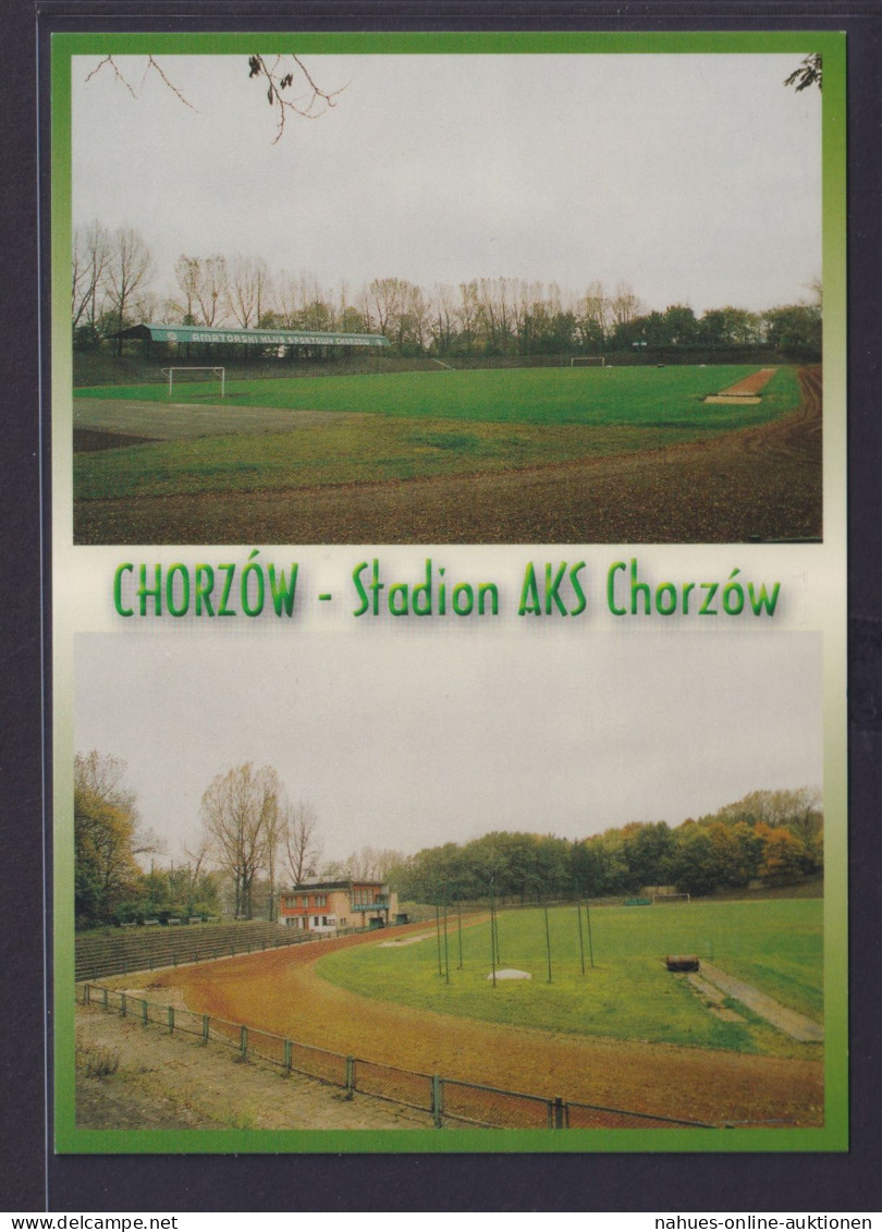 Ansichtskarte Fußballstadion Chorzow Polen Stadion AKS Chorzow - Other & Unclassified