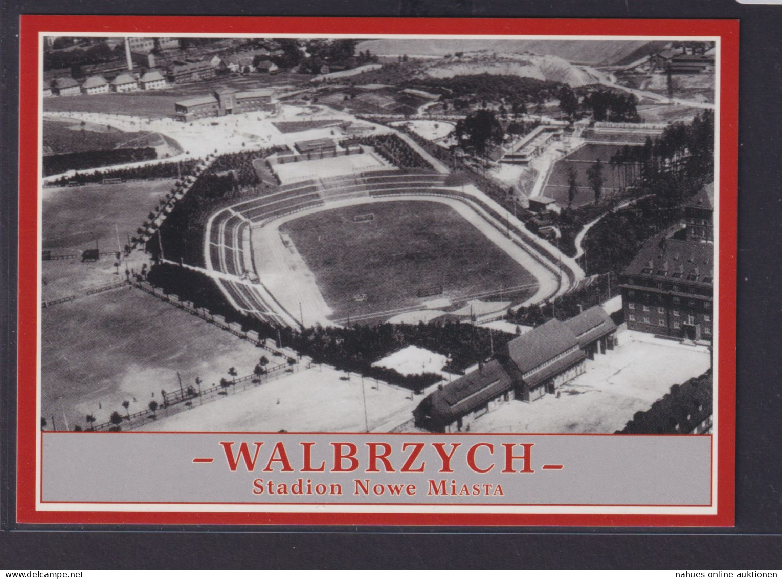 Ansichtskarte Fußballstadion Walbrzych Polen Stadion Nowe Miasta Ehemals - Other & Unclassified