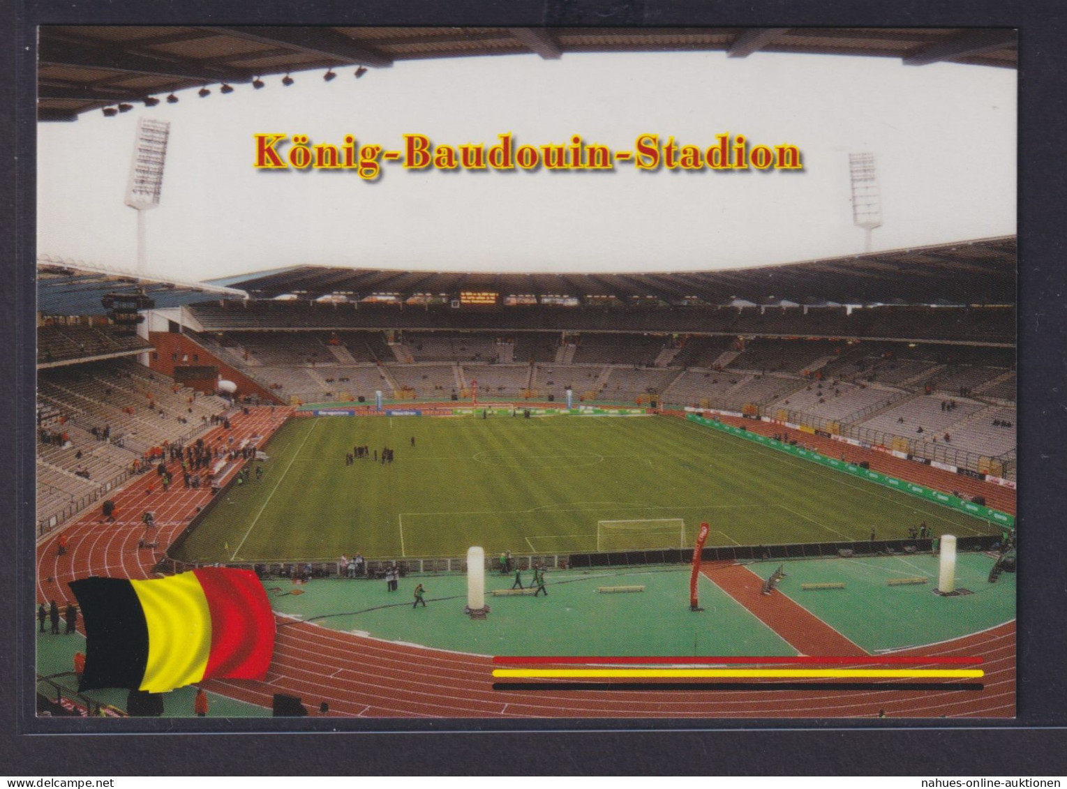 Ansichtskarte Fußballstadion Brüssel Belgien König Baudouin Stadion - Altri & Non Classificati