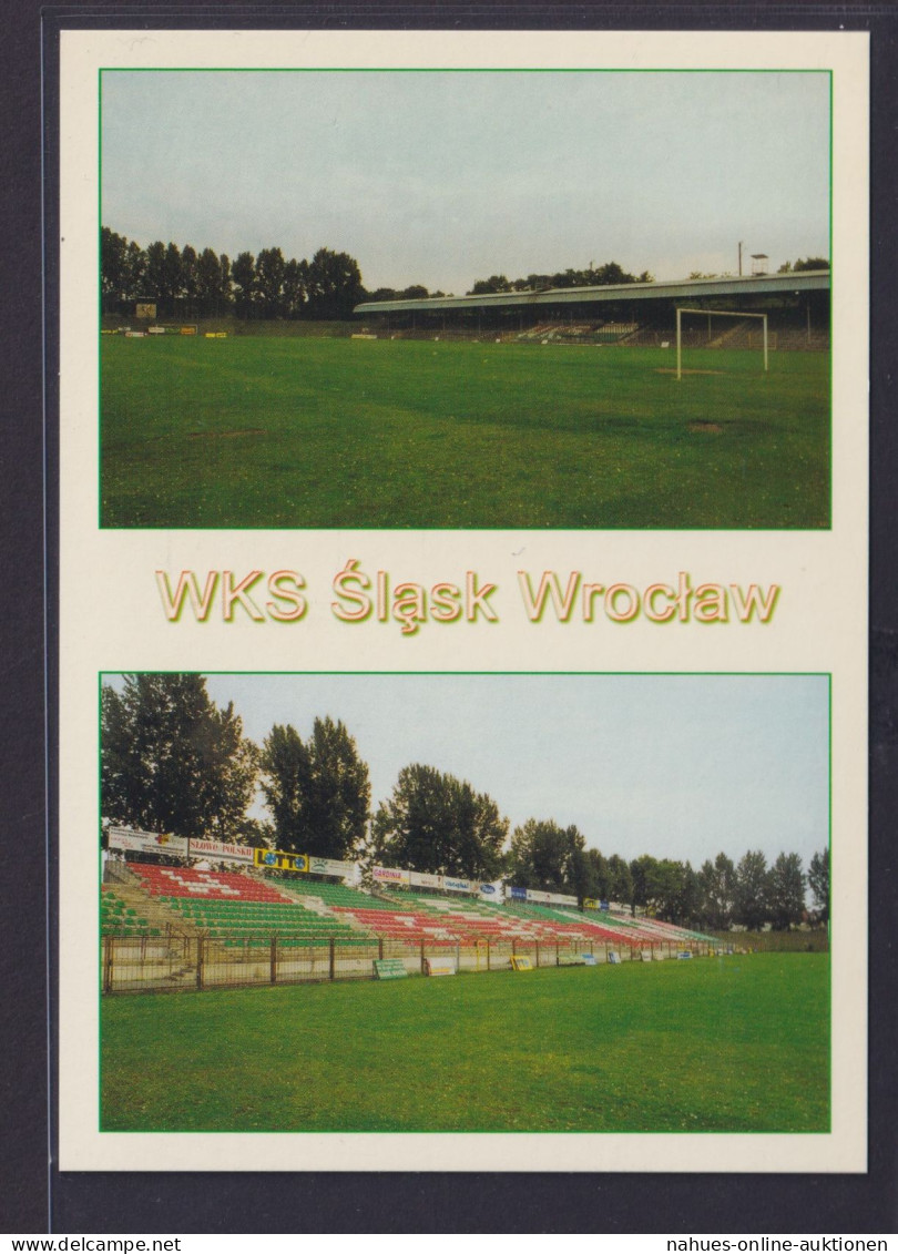 Ansichtskarte Fußballstadion Wroclaw Polen Stadion WKS Slask - Sonstige & Ohne Zuordnung