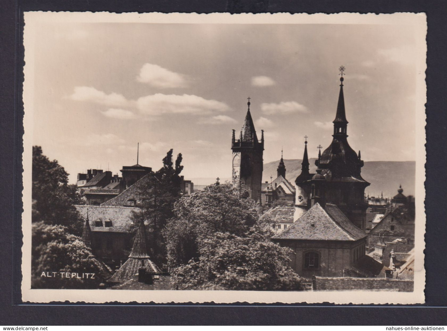 Ansichtskarte Teplitz Schönau Teplice Sudetenland Böhmen Tschechien Alt Teplitz - Sudeten