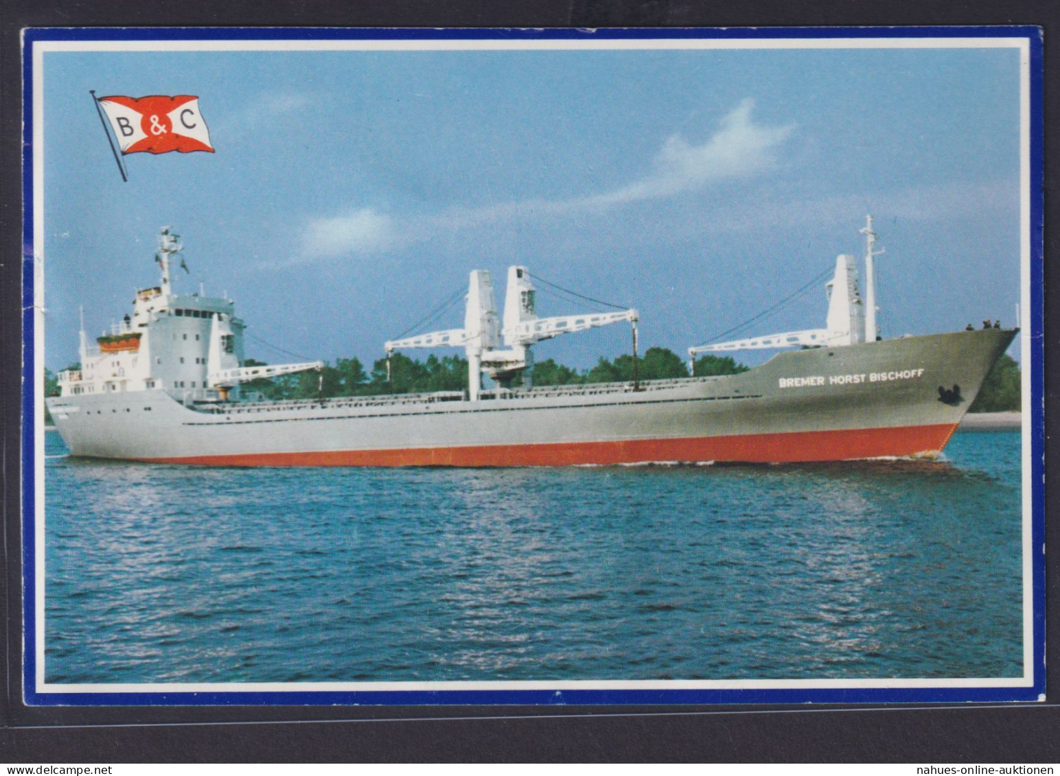 Ansichtskarte Schiff Schifffahrt Seefahrt Marine Bremer Horst Bischoff - Altri & Non Classificati