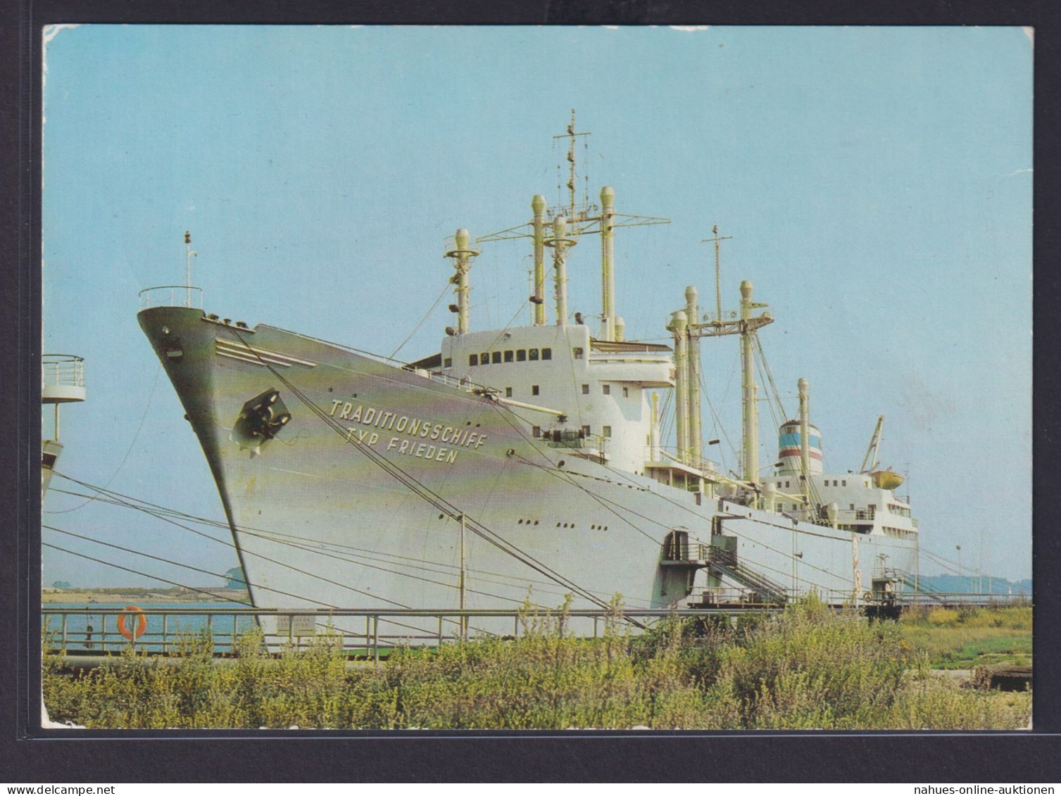 Ansichtskarte Schiff Schifffahrt Seefahrt Marine Typ Frieden Rostock Schmarl - Autres & Non Classés