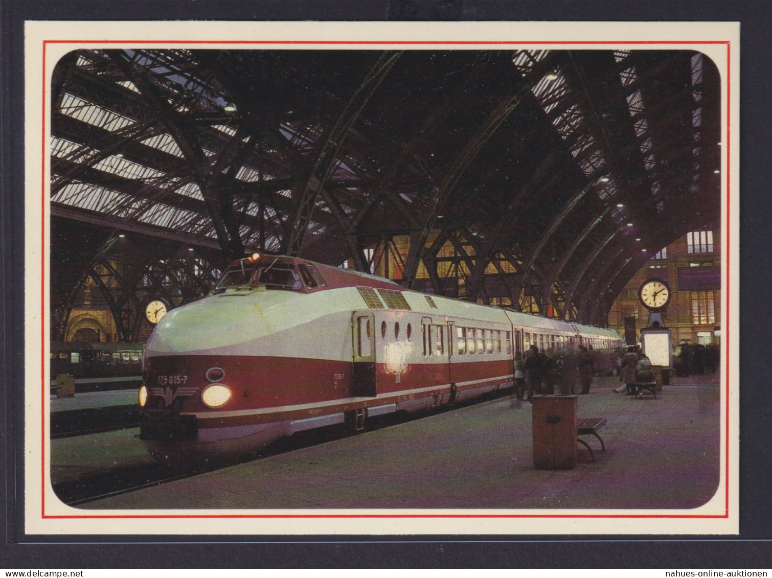 Ansichtskarte Eisenbahn Lokomotive Transport Verkehr Dieseltriebzug Bj. 1963 - Otros & Sin Clasificación