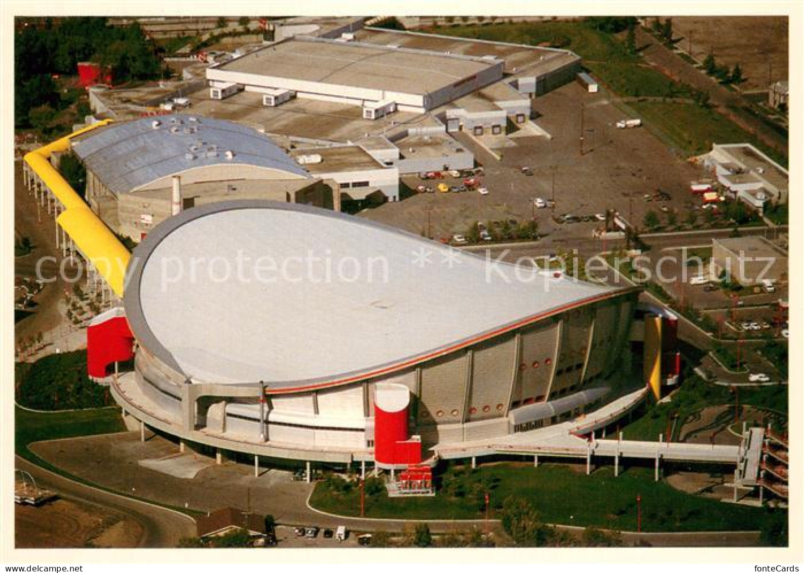 73731450 Calgary Calgary Saddledome Modern Architecture Aerial View Calgary - Unclassified