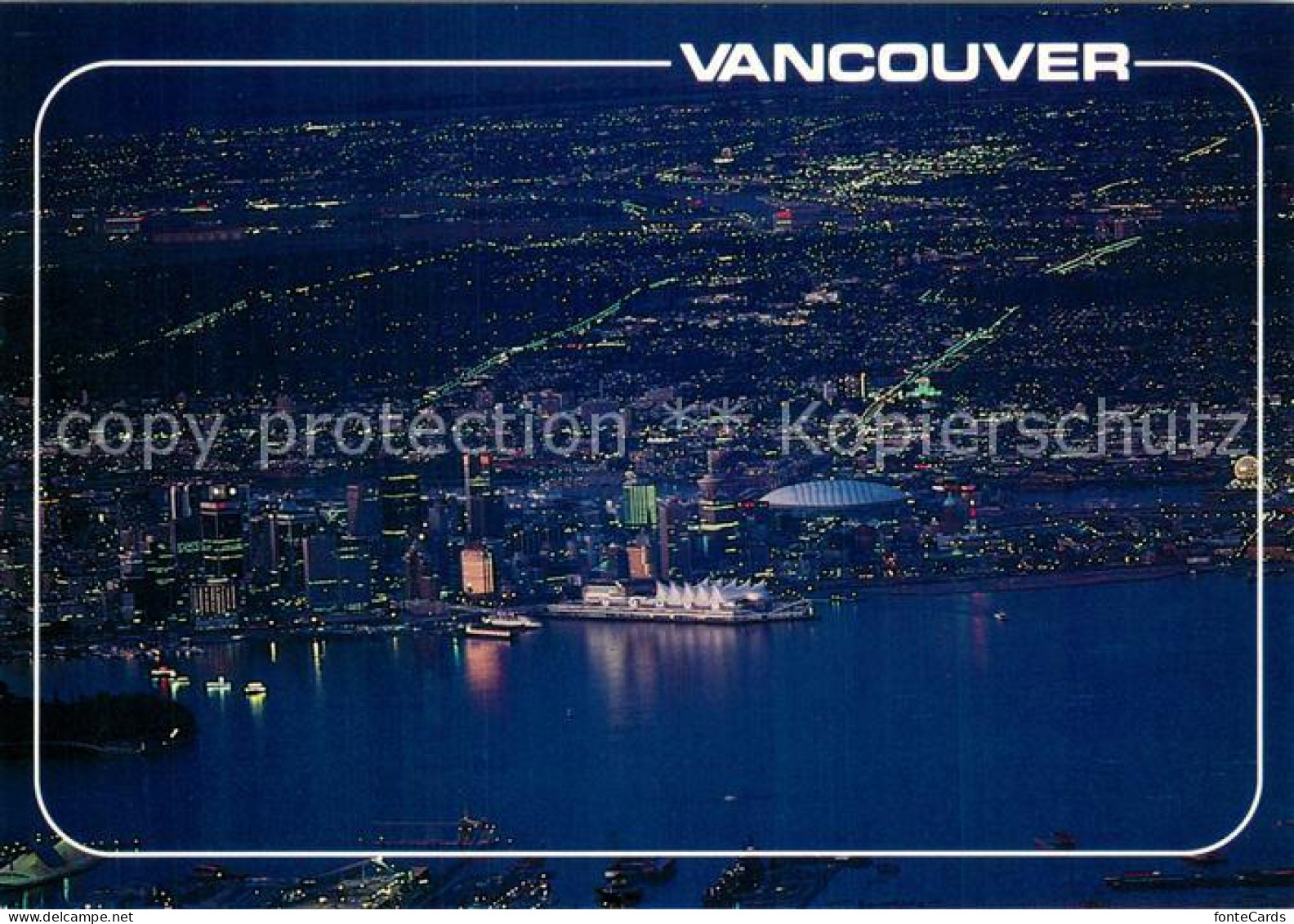 73731447 Vancouver BC Canada View From Grouse Mountain At Night  - Unclassified