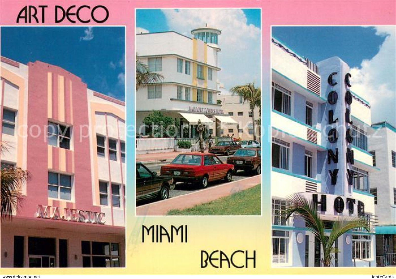 73713307 Miami_Beach New Art Deco District On Ocean Drive Florida Impressions - Sonstige & Ohne Zuordnung