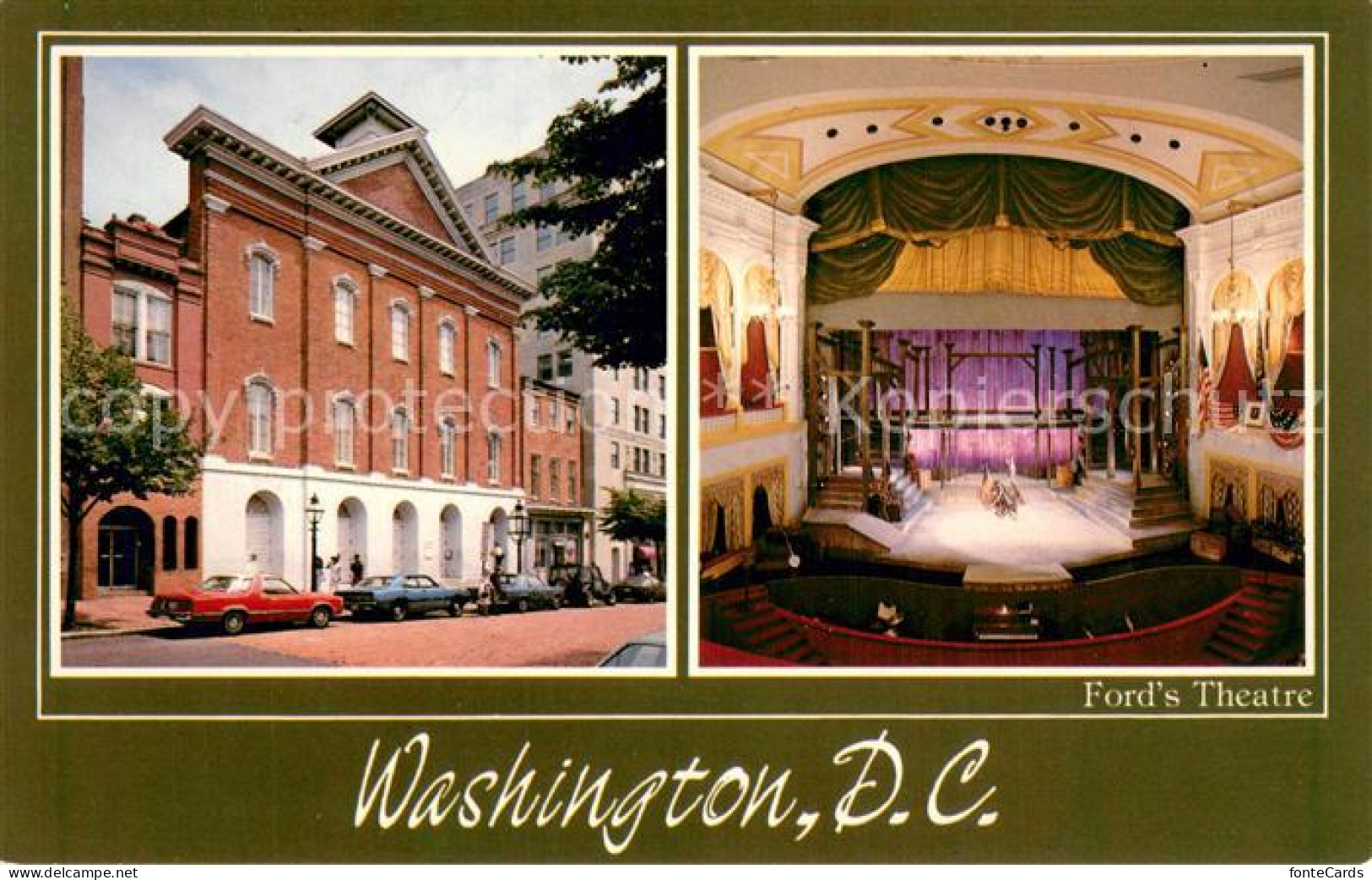 73712984 Washington DC Fords Theatre Interior Presidential Box  - Washington DC