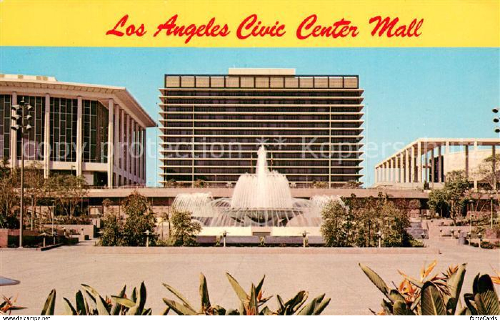 73712818 Los_Angeles_California Civic Center Mall Water And Power Building Mark  - Autres & Non Classés