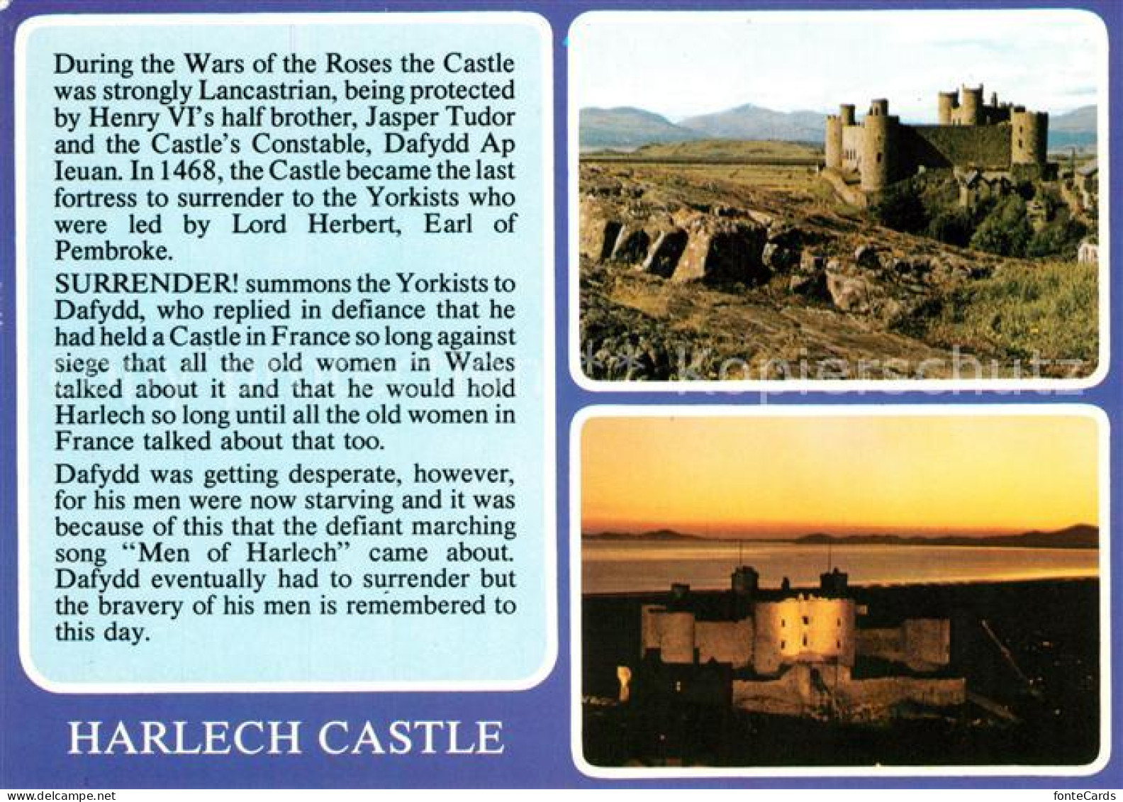 73207051 Gwynedd Wales Harlech Castle Gwynedd Wales - Altri & Non Classificati