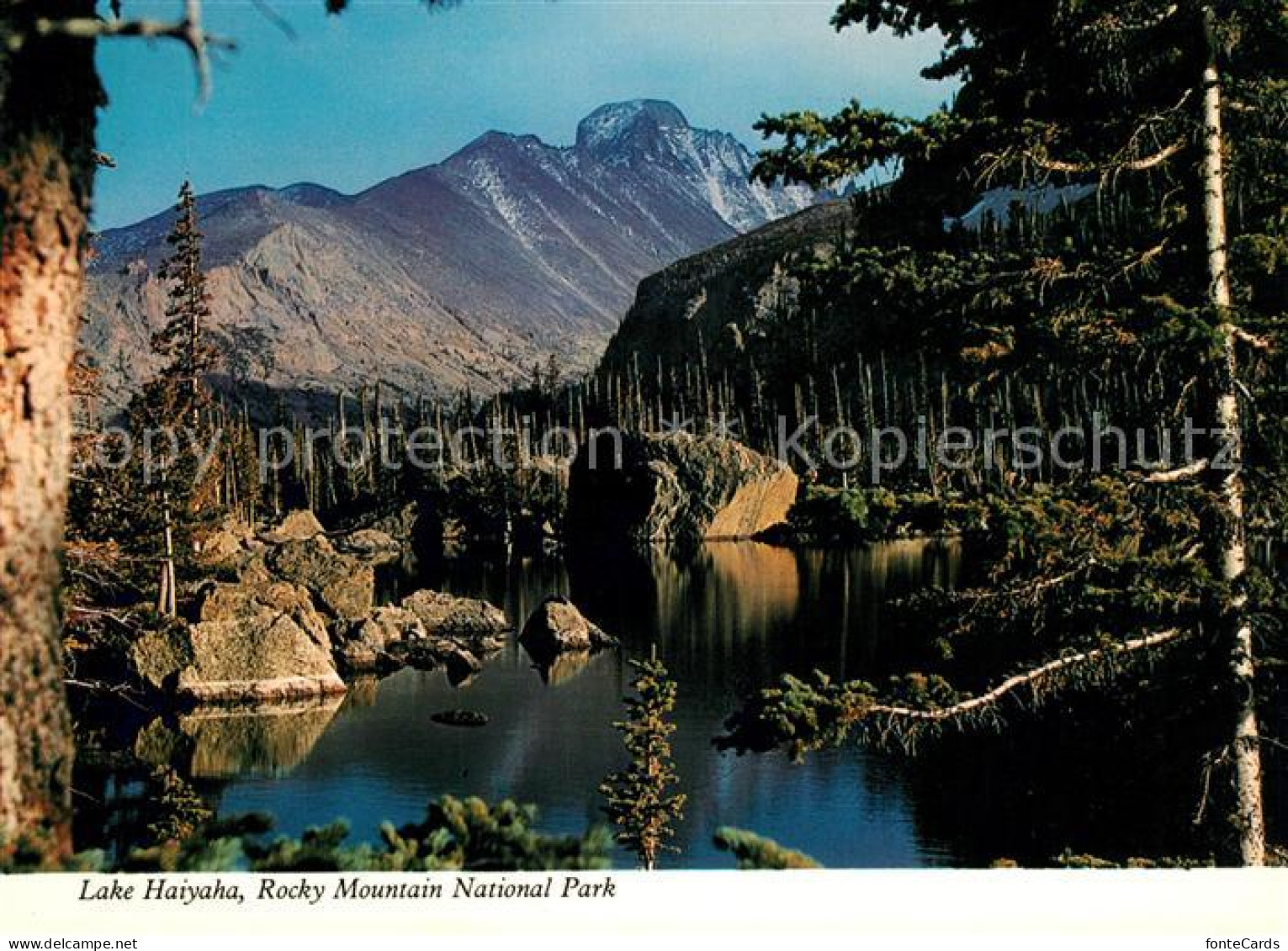 73171200 Boulder Colorado Lake Haiyaha Rocky Mountain National Park Boulder Colo - Andere & Zonder Classificatie