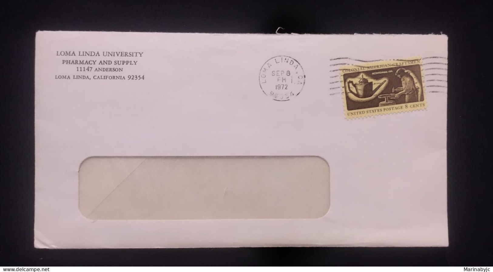 C) 1972 UNITED STATES INTERNAL MAIL XF - Andere & Zonder Classificatie