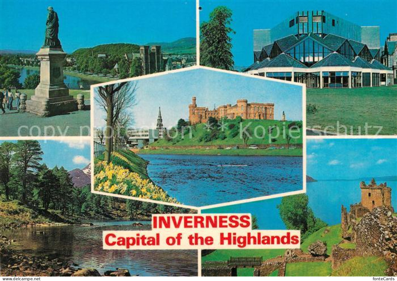 73164805 Inverness Highland Flora MacDonald Statue Eden Court Theatre  Inverness - Other & Unclassified