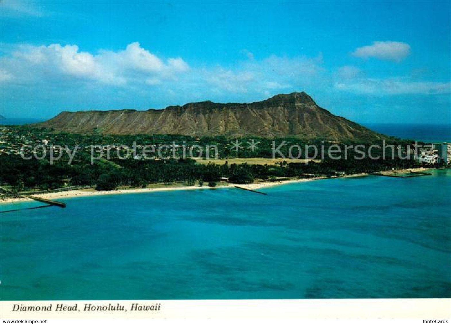 73164114 Honolulu Diamand Head Fliegeraufnahme - Sonstige & Ohne Zuordnung