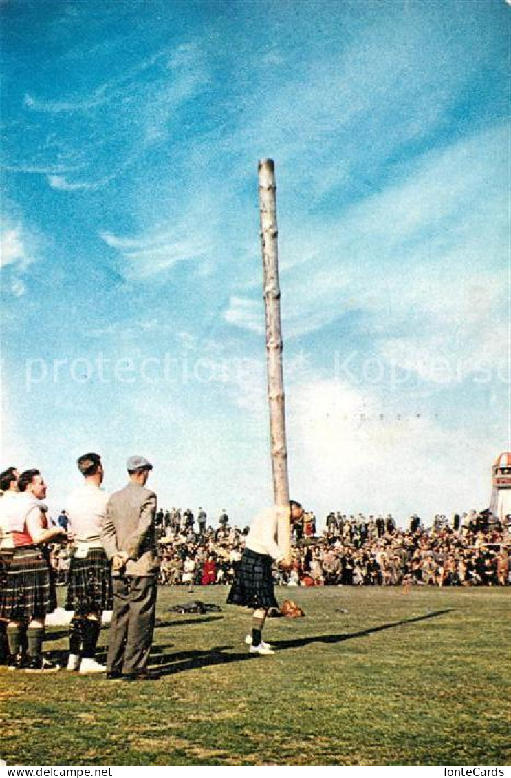 73160825 Highland Tossing The Caber Highland - Andere & Zonder Classificatie