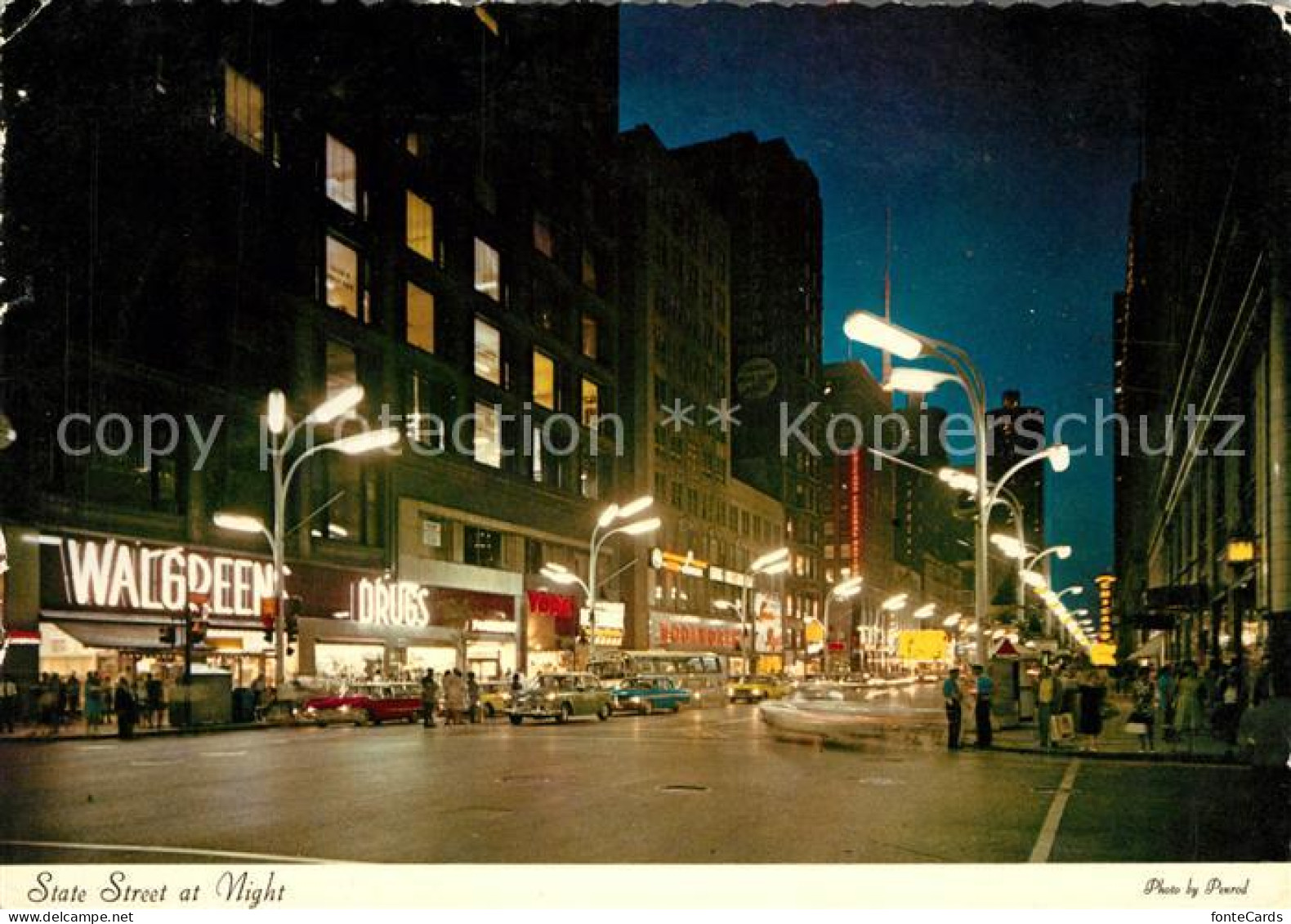 73157728 Chicago_Illinois State Street At Night - Andere & Zonder Classificatie