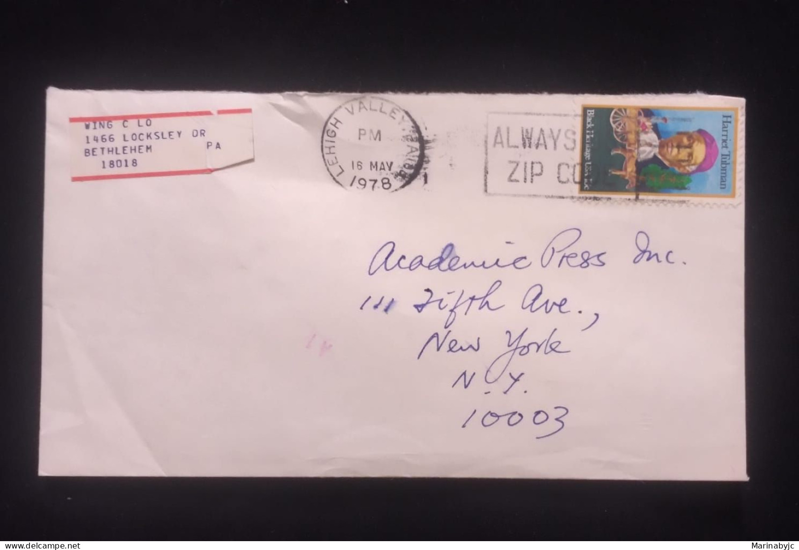 C) 1978, UNITED STATES INTERNAL MAIL. XF - Other & Unclassified