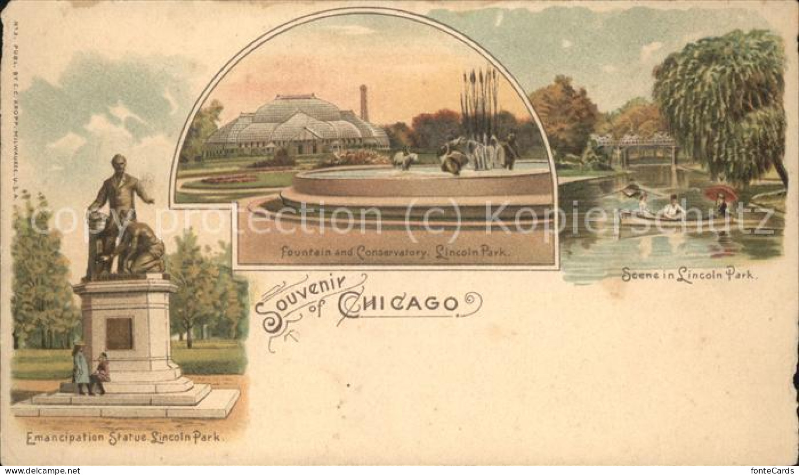 41497771 Chicago_Park Statue Lincoln U.Seene - Other & Unclassified