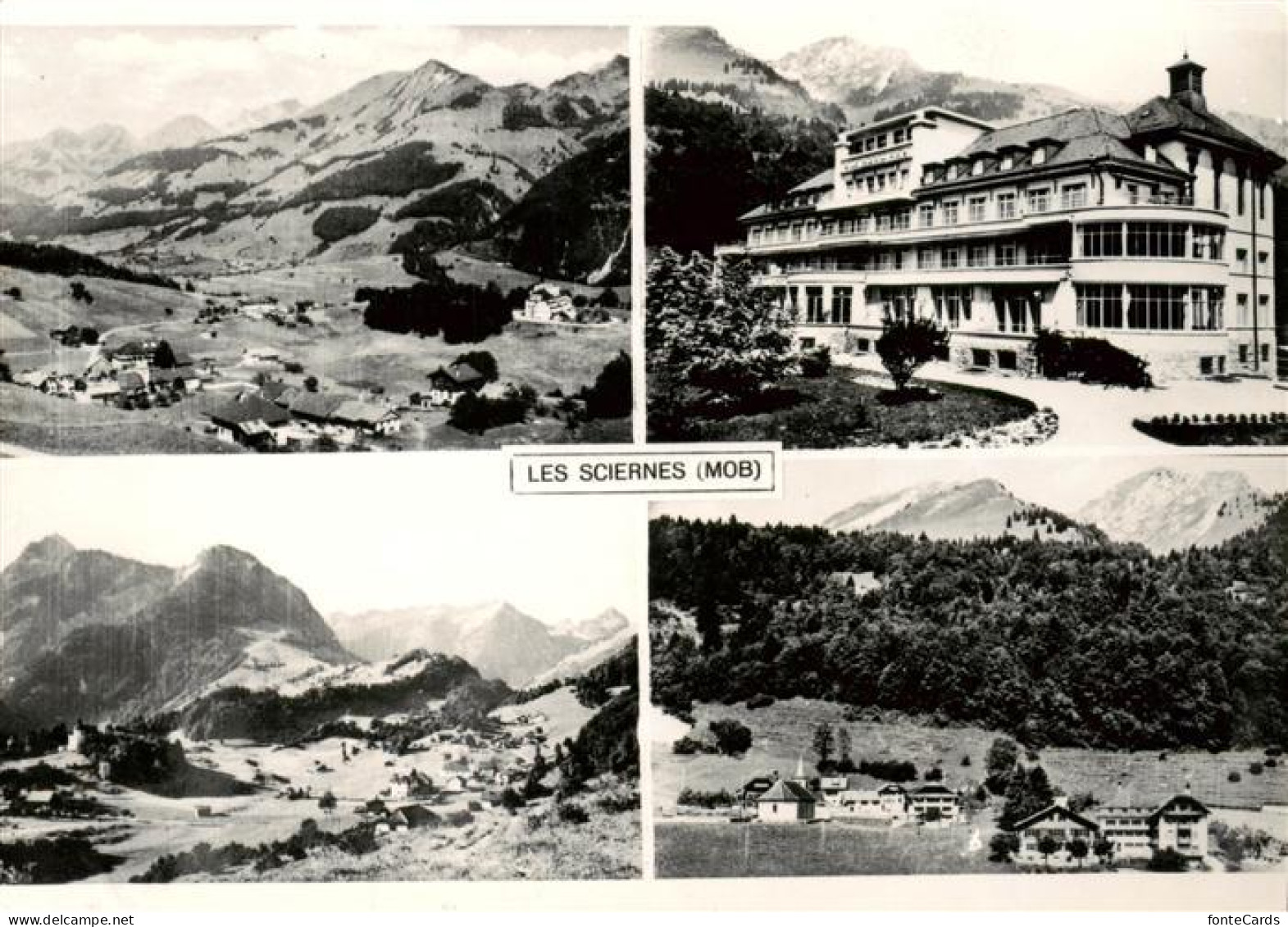 13887166 Les Sciernes-d Albeuve FR Panorama Teilansichten Hotel  - Other & Unclassified