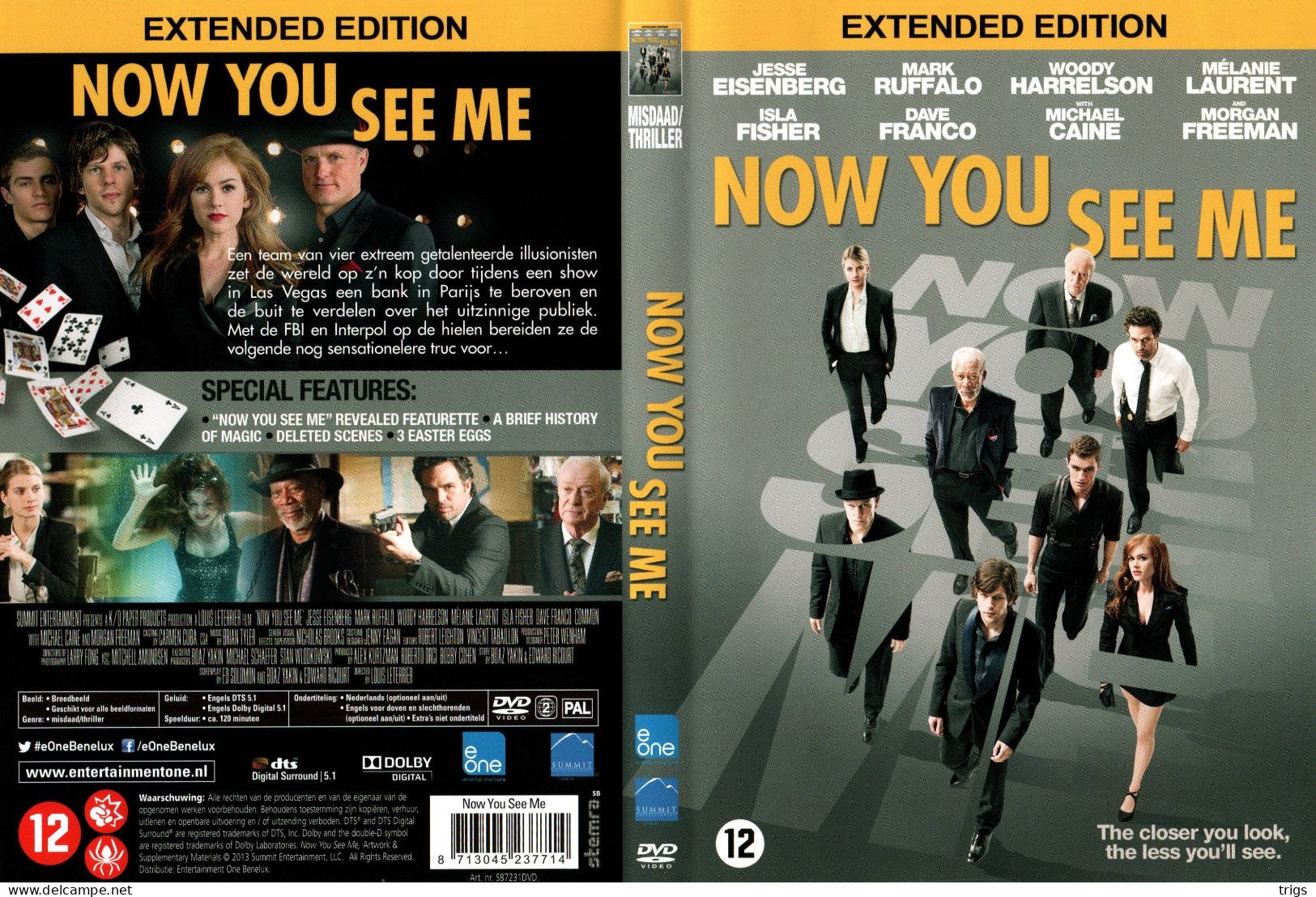 DVD - Now You See Me - Politie & Thriller