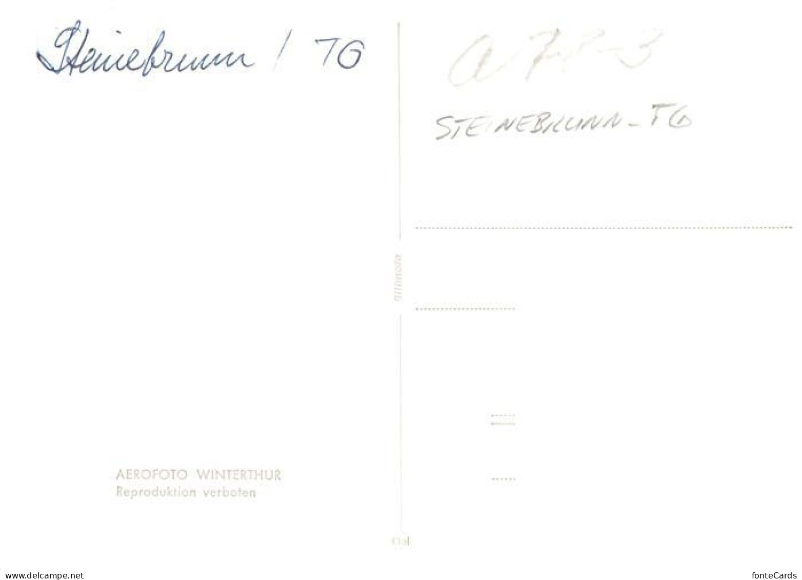 13873426 Steinebrunn TG Fliegeraufnahme  - Andere & Zonder Classificatie