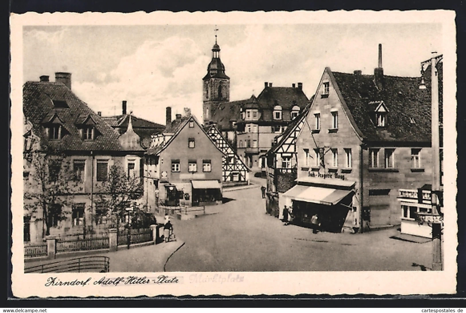 AK Zirndorf, Platz Mit Drogerie  - Zirndorf