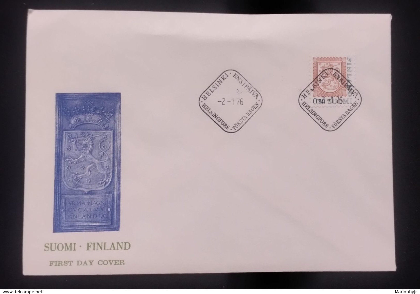 C) 1976, FINLAND FDC, OFFICIAL STAMP OF FINLAND SOUMI. XF - Other & Unclassified