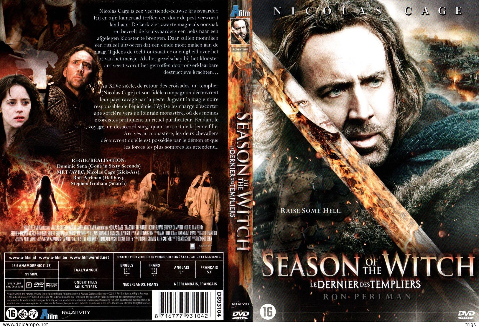 DVD - Season Of The Witch - Actie, Avontuur