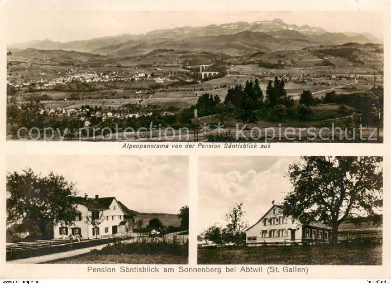 13798876 Abtwil SG Alpenpanorama Von Pension Saentisblick Aus Sonnenberg Abtwil  - Altri & Non Classificati