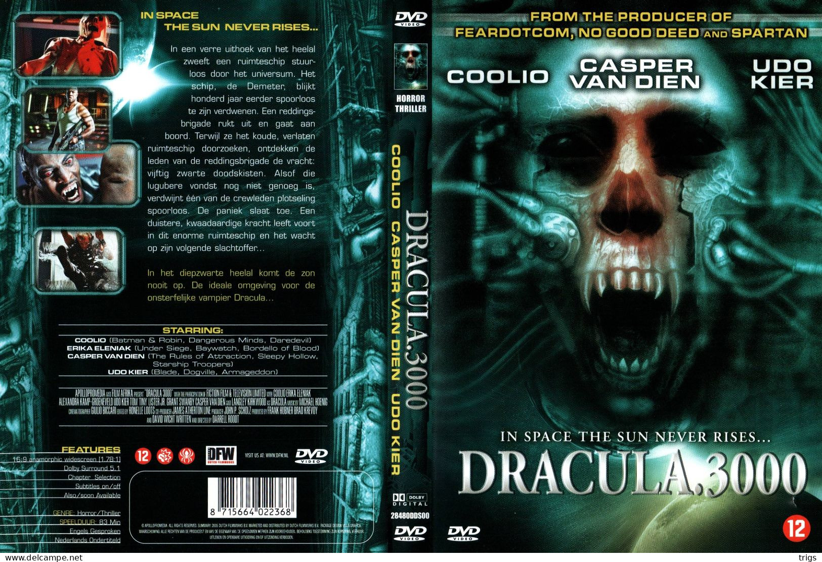 DVD -  Dracula 3000 - Horreur