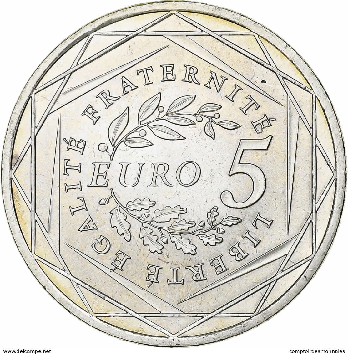 France, 5 Euro, Semeuse, 2008, Argent, SPL, KM:1534 - France