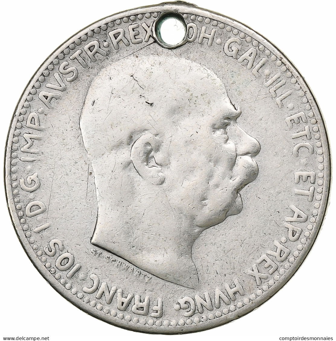 Autriche, Franz Joseph I, Corona, 1895, Argent, TB, KM:2804 - Oesterreich