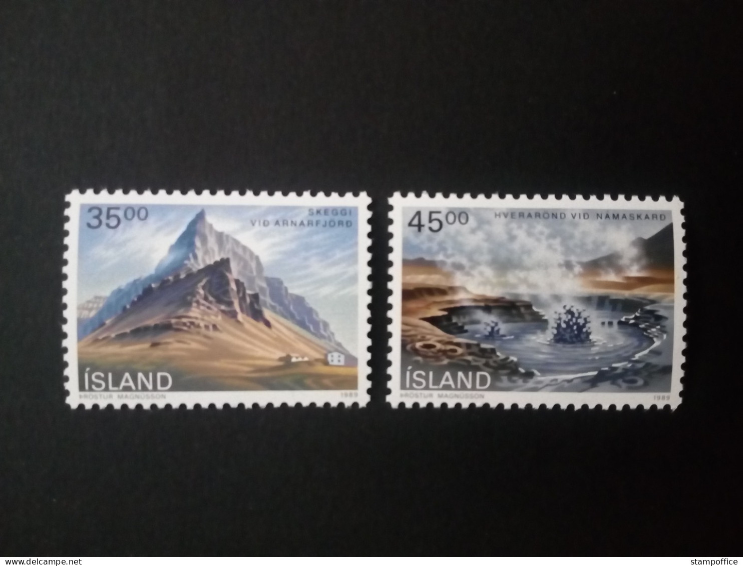 ISLAND MI-NR. 704-705 POSTFRISCH(MINT) LANDSCHAFTEN(I) 1989 - Nuovi