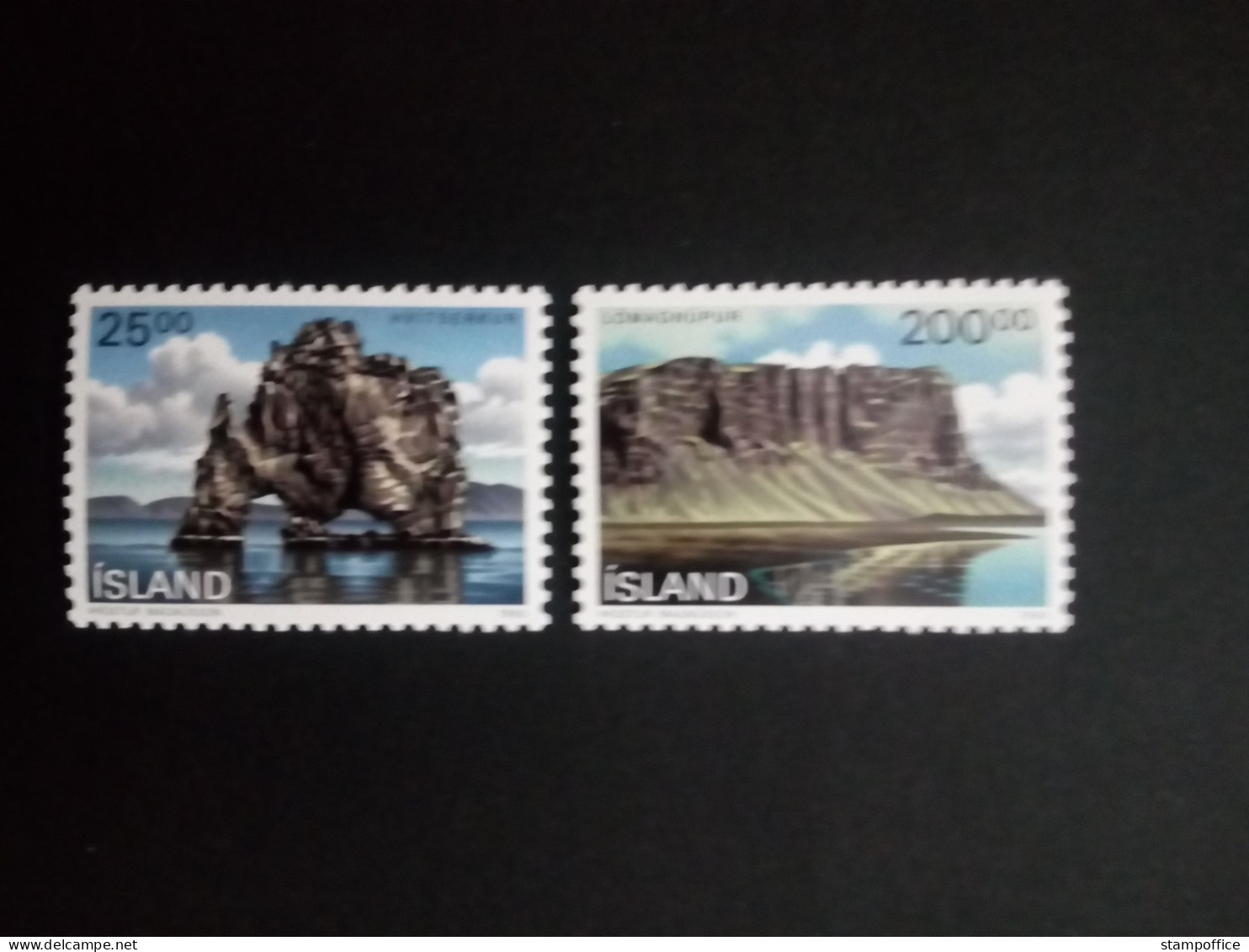 ISLAND MI-NR. 731-732 POSTFRISCH(MINT) LANDSCHAFTEN(II) 1990 - Neufs