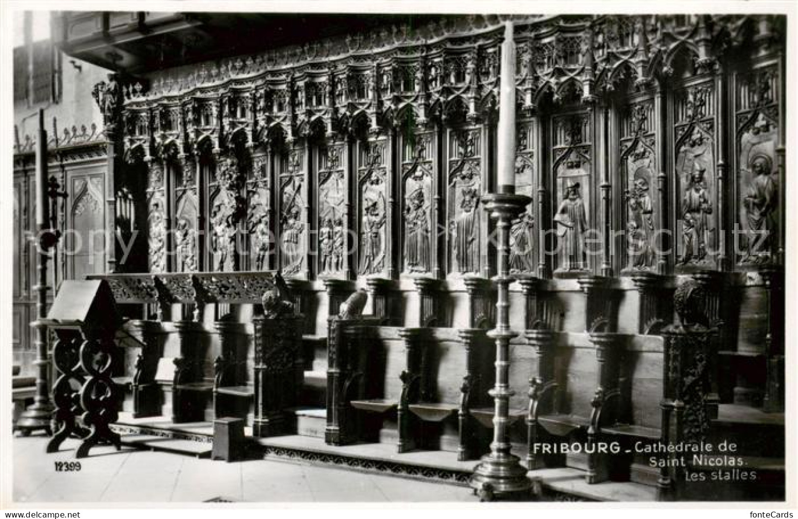 13791966 Fribourg FR Cathedrale De Saint Nicolas Les Stalles Fribourg FR - Other & Unclassified
