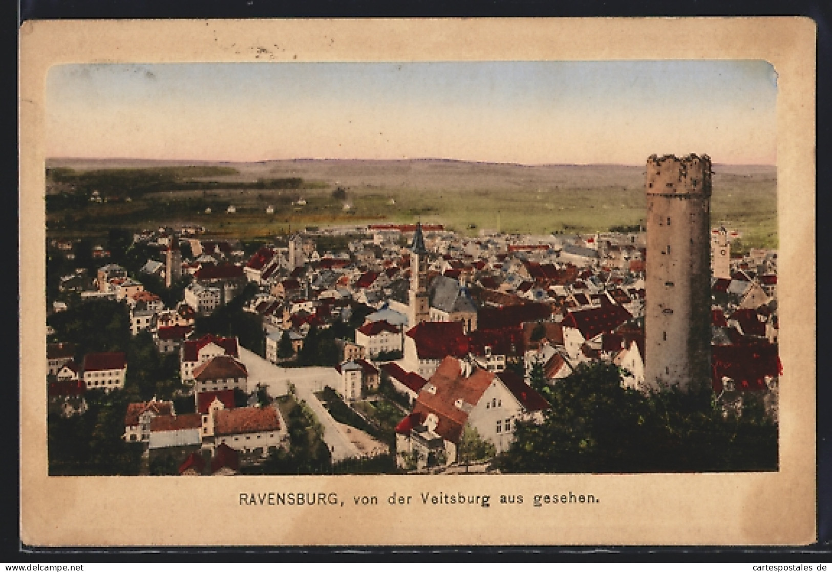 AK Ravensburg, Blick Von Der Veitsburg  - Ravensburg