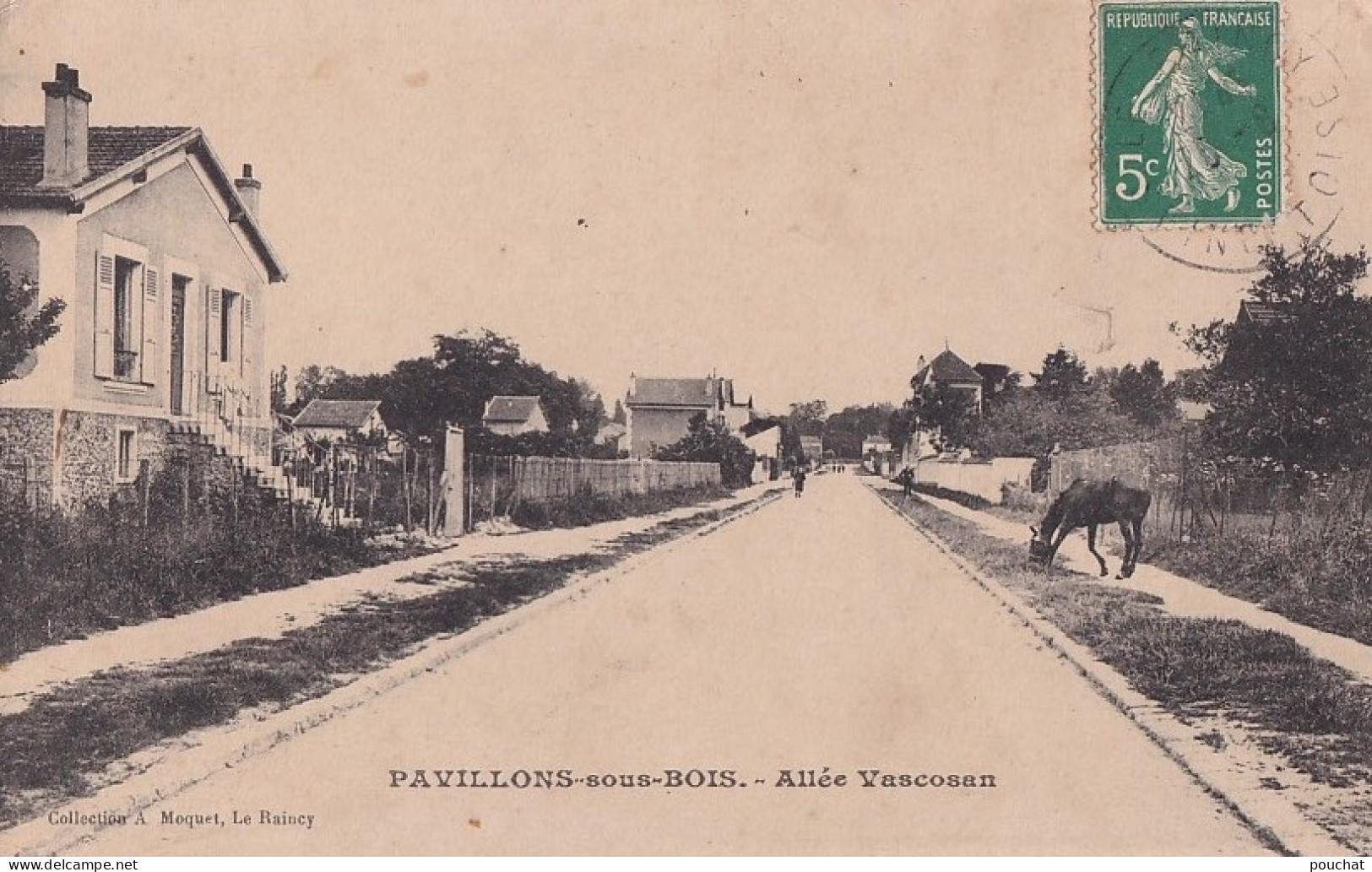 C12-93) PAVILLONS SOUS BOIS - ALLEE  VASCOSAN - ANIMATION - Les Pavillons Sous Bois