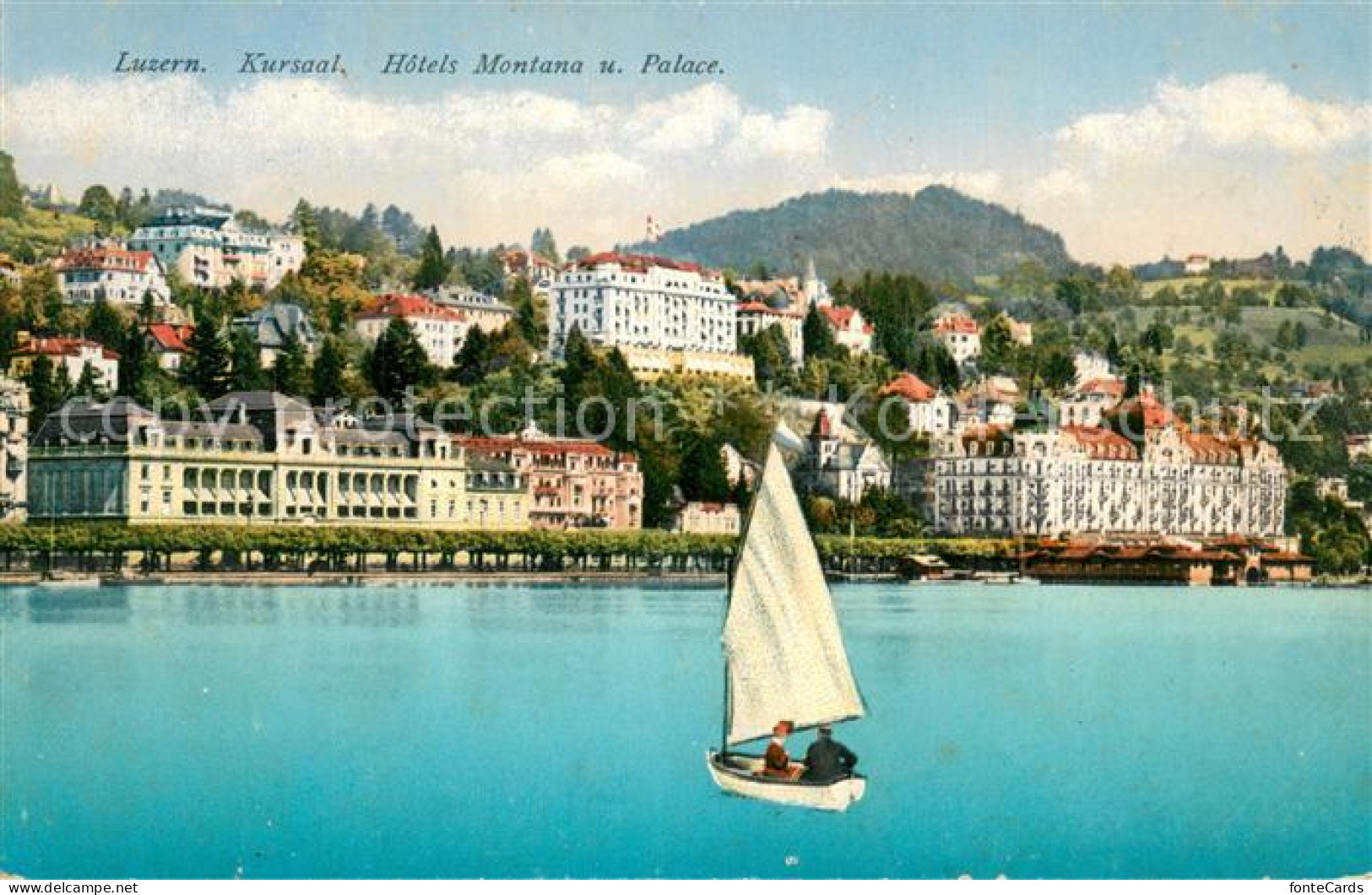 13755956 Luzern  LU Kursaal Hotels Montana Und Palace  - Altri & Non Classificati