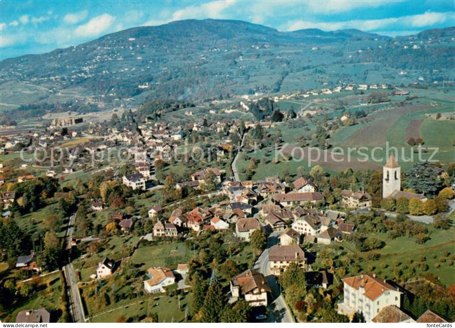 13753746 St Legier Sur Vevey Et Le Mont Pelerin Vue Aerienne St Legier - Autres & Non Classés