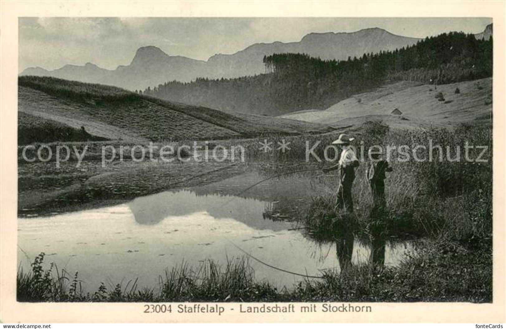 13747896 Staffelalp Zeglingen Landschaftspanorama Mit Stockhorn  - Autres & Non Classés