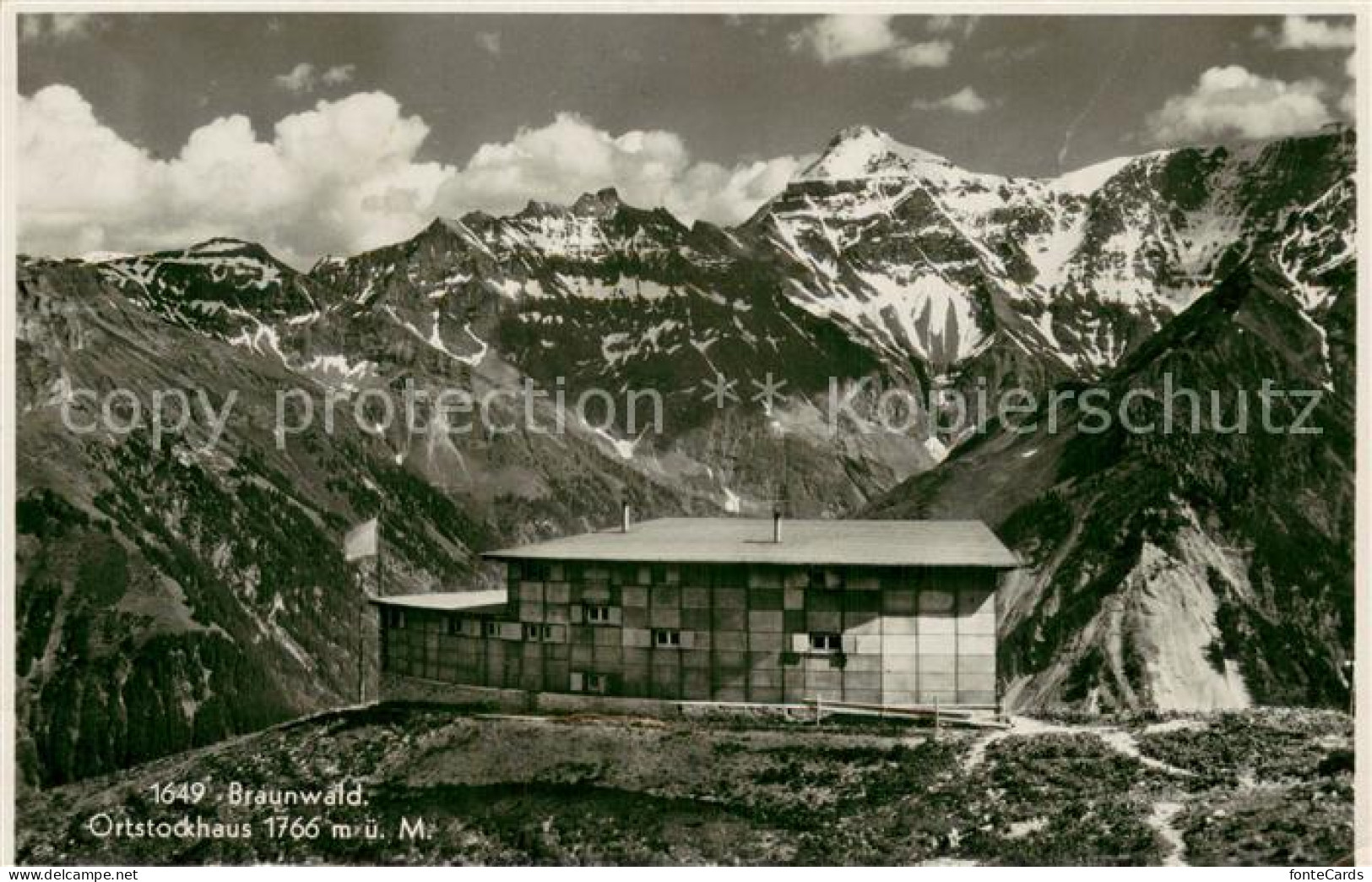 13737306 Braunwald GL Ortstock Skihaus Mit Ortstock Braunwald GL - Other & Unclassified