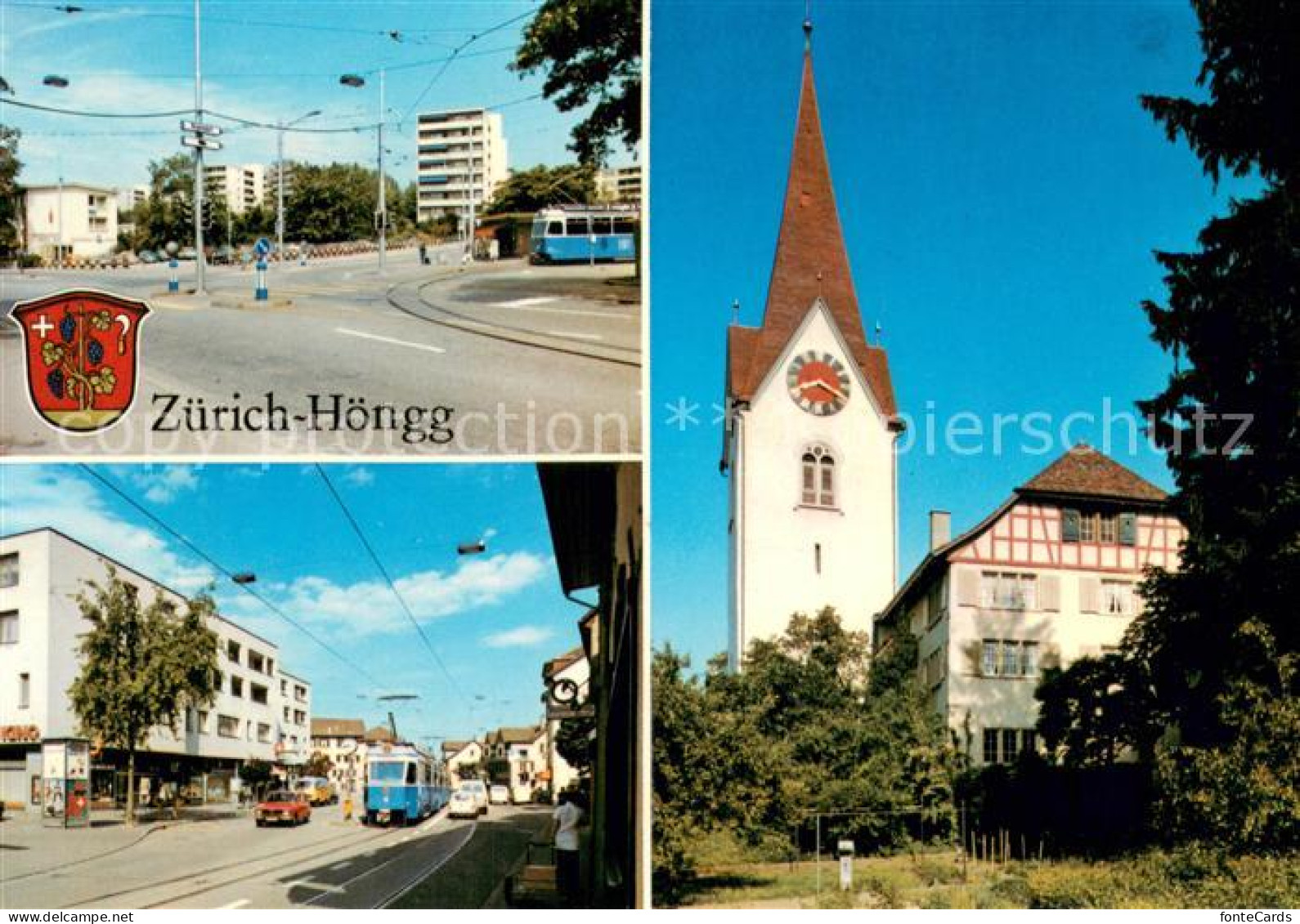 13735396 Hoengg Zuerich Strassenpartien Kirche  - Otros & Sin Clasificación