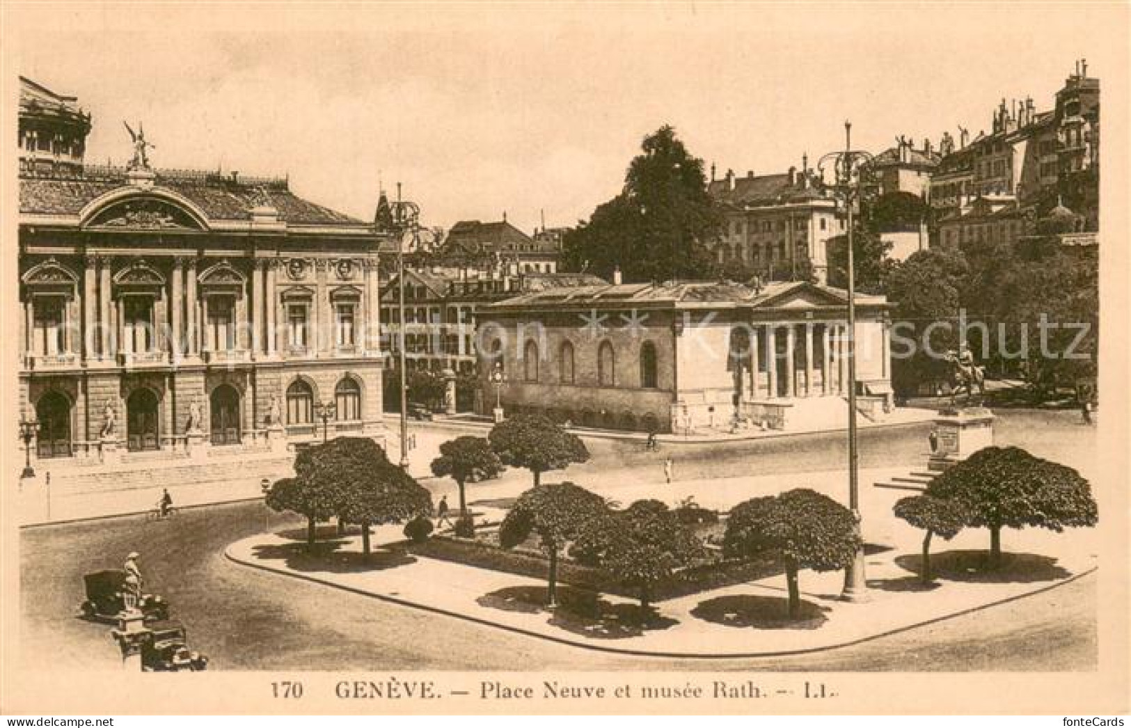 13733916 Geneve GE Place Neuve Et Musee Rath Geneve GE - Altri & Non Classificati