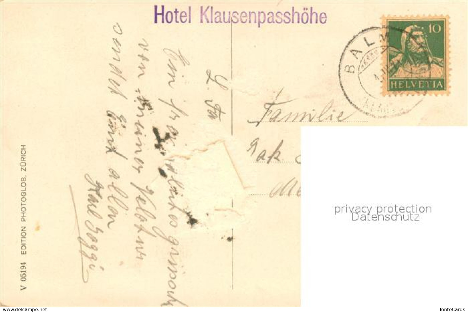 13731296 Klausenstrasse Hotel Klausen Passhoehe Klausenstrasse - Altri & Non Classificati